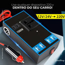Inversor de Potência para Acendedor de Cigarro Automotivo Multiuso | Jetta ChargeInverter™