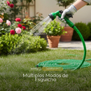 Mangueira Mágica Expansível até 60M com Gatilho e 7 Tipos de Jatos - TurboJet™ [ALTA PRESSÃO E COMPACTA]
