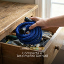 Mangueira Mágica Expansível até 60M com Gatilho e 7 Tipos de Jatos - TurboJet™ [ALTA PRESSÃO E COMPACTA]