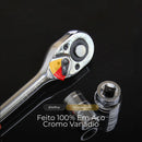 Jogo de Soquetes 1/2" com Catraca Profissional – Jetta TorquePro™ [ESTOQUE LIMITADO]