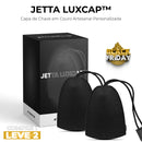 [Compre 1 Leve 2] Capa de Chave em Couro Artesanal Personalizada - Jetta LuxCap™ Black Friday